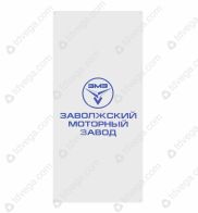Флаг ЗМЗ вертикальный 1х2м 